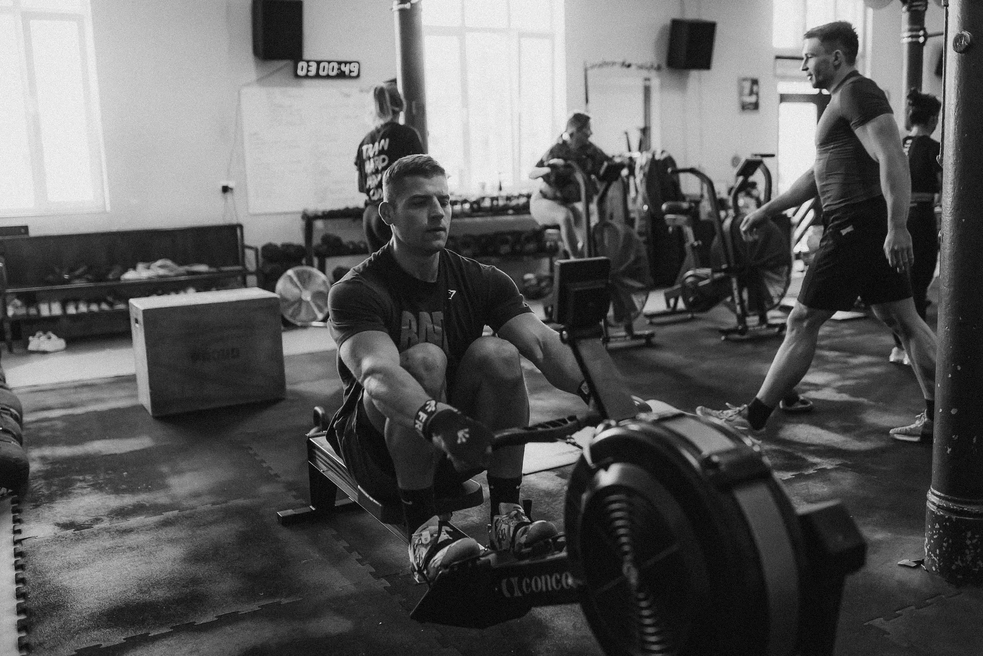 Crossfit, wiosłowanie, Michał Wesołowski